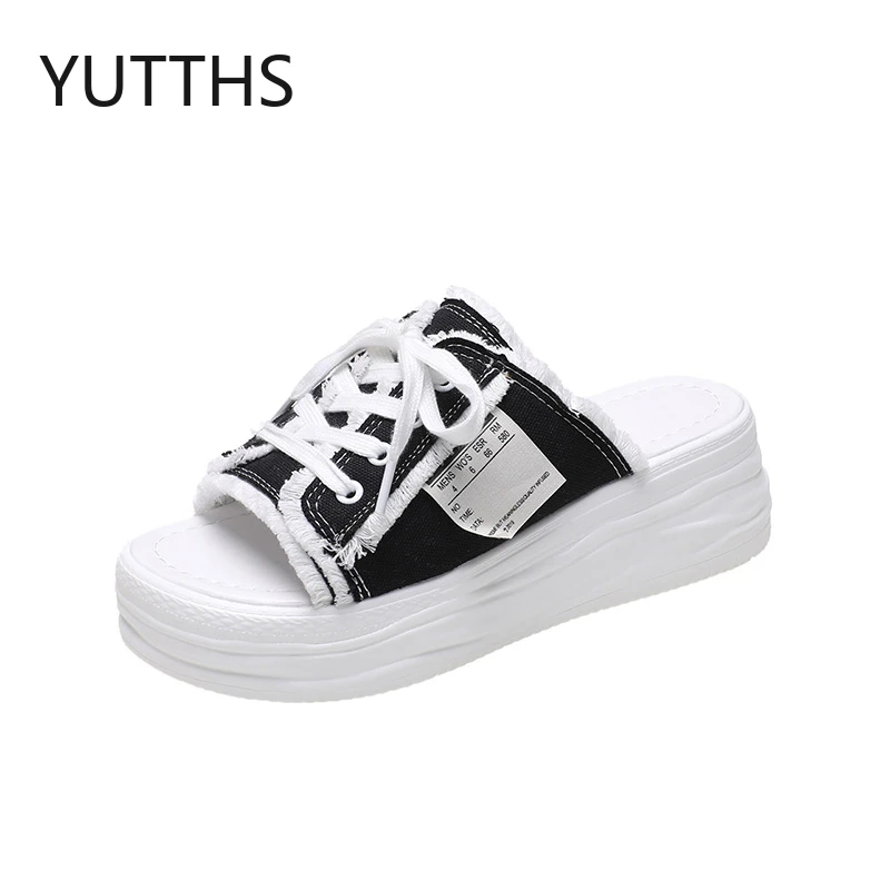 Slippers Women 2022 New Canvas Open Toe Slides Ladies Summer Wedges Casual Platform Sandals for Women Free Shipping Female Shoes
Slippers Women 2022 New Canvas Open Toe Slides Ladies Summer Wedges Casual Platform Sandals for Women Free Shipping Female Shoes