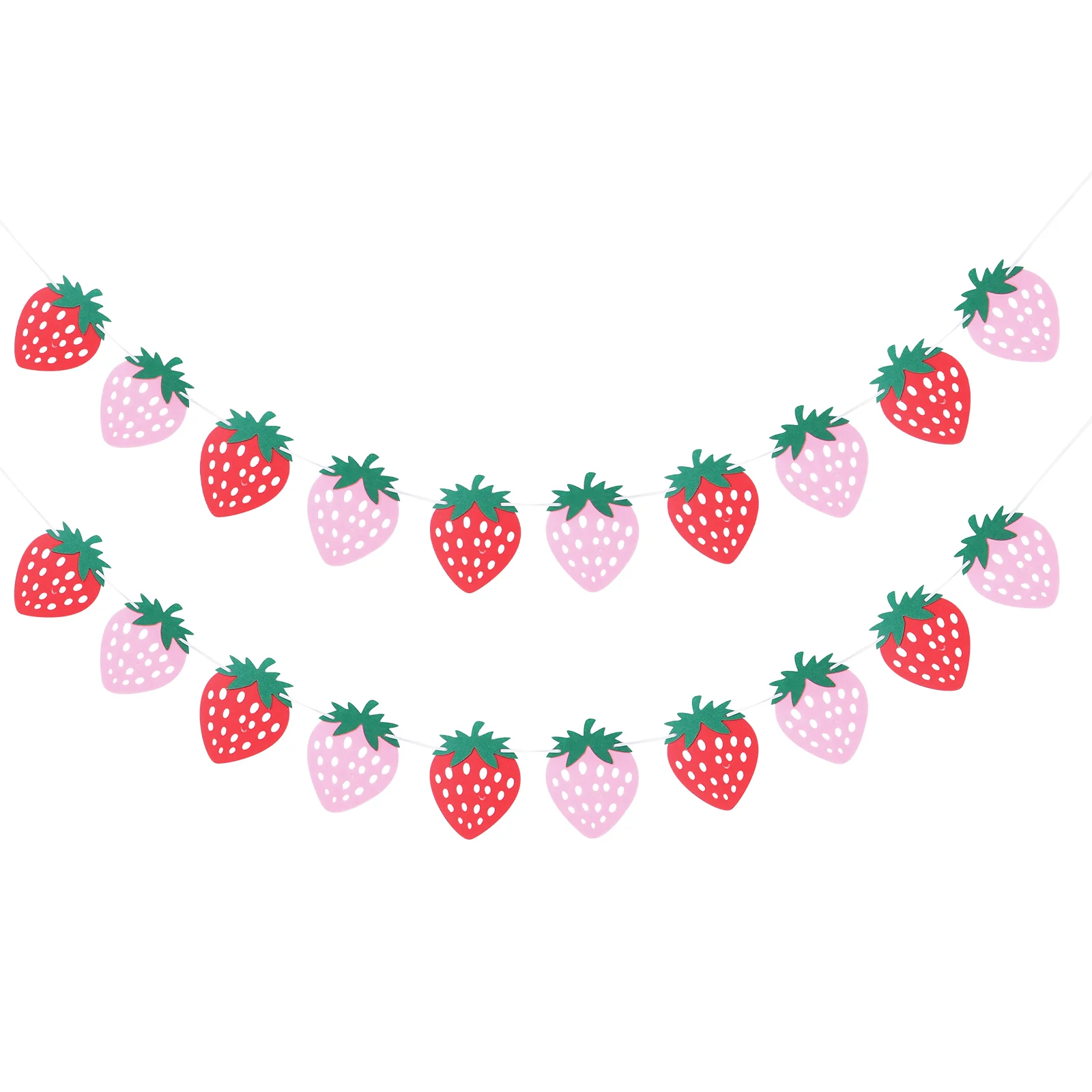 2 Sets Strawberry Pull Flag Hanging Ornament Birthday Buntings Happy Banner Garland Decoration Felt Child Jungle
2 Sets Strawberry Pull Flag Hanging Ornament Birthday Buntings Happy Banner Garland Decoration Felt Child Jungle