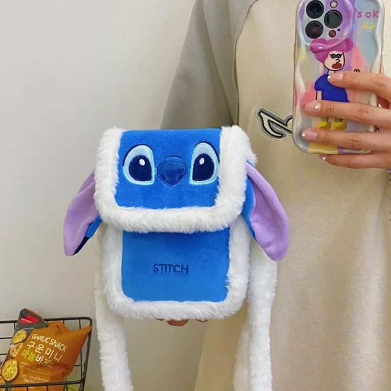 Kawaii Stitch кукла сумка мультфильм аниме Лотсо милые аксессуары через плечо для