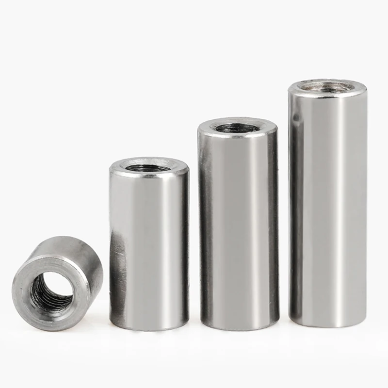 10pcs M3 M4 M5 M6 M8 304 Stainless Steel Lengthen Round Coupling Internal Thread Cylindrical Joint Sleeve Tubular Nuts
10pcs M3 M4 M5 M6 M8 304 Stainless Steel Lengthen Round Coupling Internal Thread Cylindrical Joint Sleeve Tubular Nuts