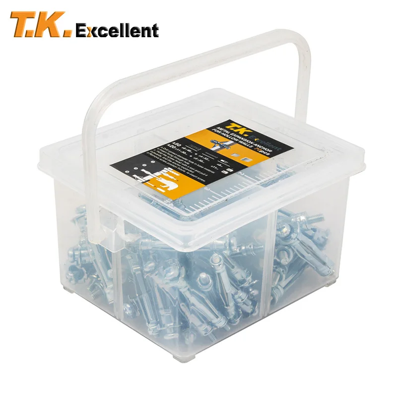 70 Pcs Molly Bolt Hollow Drive Wall Anchor Screws 8*46mm+11*50mm Assortment Kit
70 Pcs Molly Bolt Hollow Drive Wall Anchor Screws 8*46mm+11*50mm Assortment Kit