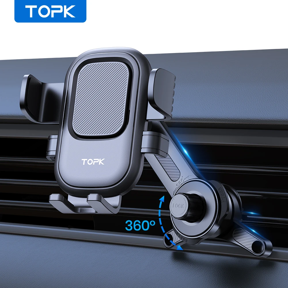 Автомобильный Держатель Для Телефона TOPK 360 ° Универсальное Автомобильное Крепление С Вращением И Удлиненным Крючком
Автомобильный Держатель Для Телефона TOPK 360 ° Универсальное Автомобильное Крепление С Вращением И Удлиненным Крючком