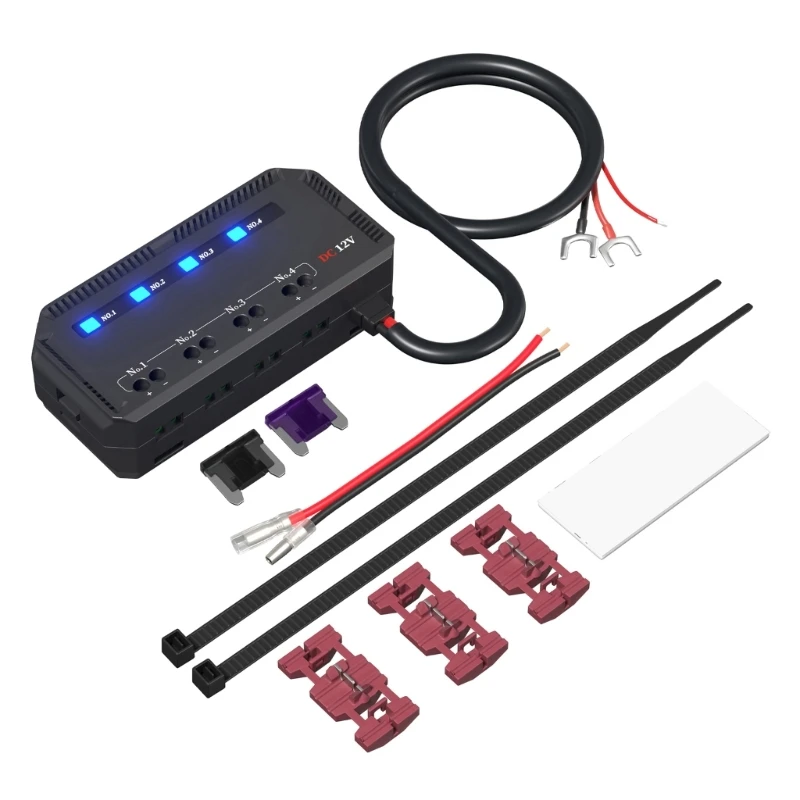 12V 4 Way Blade Fuse Box Holder with LED Indicator for Auto Car Boat Truck Drop shipping
12V 4 Way Blade Fuse Box Holder with LED Indicator for Auto Car Boat Truck Drop shipping