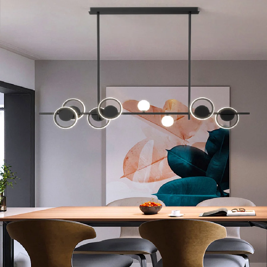 Современная светодиодный ная Люстра для ресторана, декоративное освещение в скандинавском стиле, круглый светильник черного и золотого цвета для гостиной, столовой, обеденного стола
Современная светодиодный ная Люстра для ресторана, декоративное освещение в скандинавском стиле, круглый светильник черного и золотого цвета для гостиной, столовой, обеденного стола