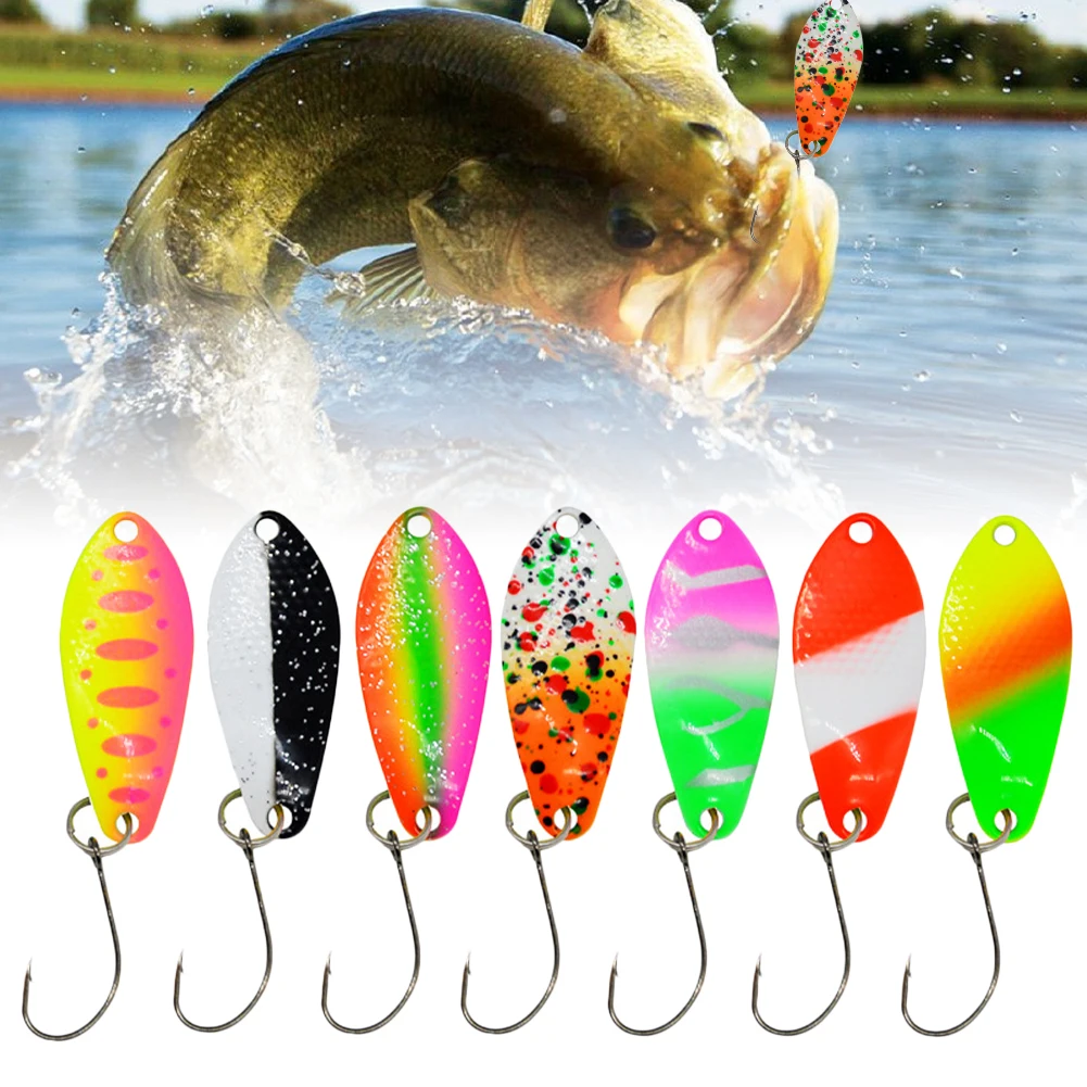 Fishing bait Trout Spoon Lure Set Metal Bait 3.1cm 3g mixed Colors Pesca Freshwater Fishing Tackle Isca Artificial Lake Fishing
Fishing bait Trout Spoon Lure Set Metal Bait 3.1cm 3g mixed Colors Pesca Freshwater Fishing Tackle Isca Artificial Lake Fishing