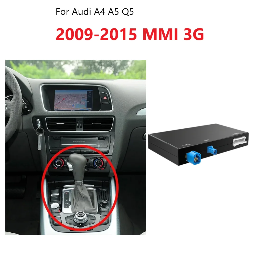 Беспроводной адаптер CarPlay Android Auto Module для Audi A4 B8 A5 Q5 S4 S5 MMI 3G 2009-2015 AirPlay Mirror Link Камера заднего вида
Беспроводной адаптер CarPlay Android Auto Module для Audi A4 B8 A5 Q5 S4 S5 MMI 3G 2009-2015 AirPlay Mirror Link Камера заднего вида