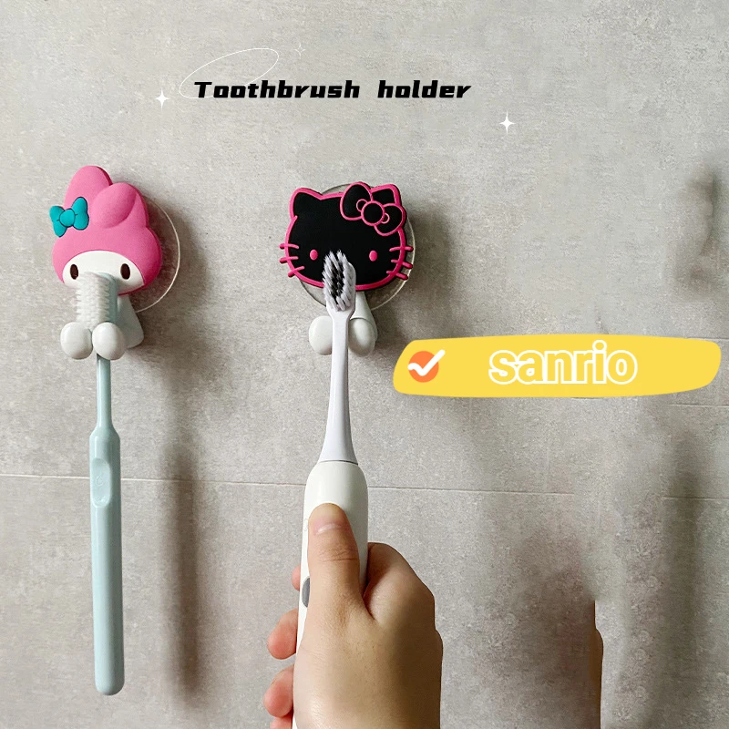 Kawaii Hello Kitty Cartoon Children'S Toothbrush Holder My Melody Anime Non-Punched Suction Cup Toothbrush Holder Bathroom Shelf
Kawaii Hello Kitty Cartoon Children'S Toothbrush Holder My Melody Anime Non-Punched Suction Cup Toothbrush Holder Bathroom Shelf