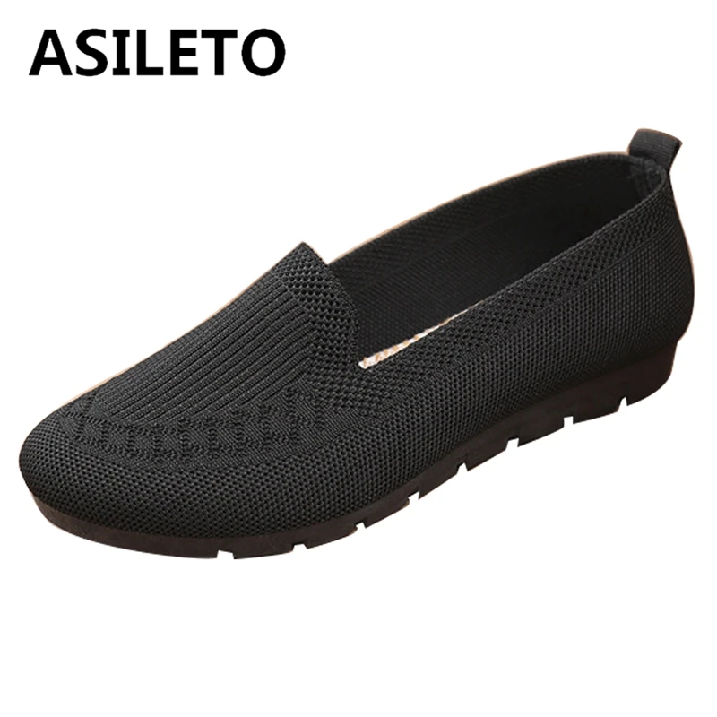 ASILETO 2022 Woman Flats Round Toe Breathable Knitting Slip-On Soft Fishman Shoes Size 36-40 Solid Pink Red Concise Spring S3509
ASILETO 2022 Woman Flats Round Toe Breathable Knitting Slip-On Soft Fishman Shoes Size 36-40 Solid Pink Red Concise Spring S3509