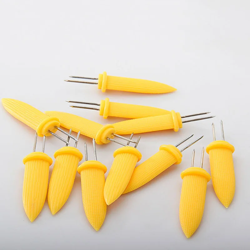 10PCS/set Fruit Forks Kitchen Gadgets Stainless Steel Corn Holders Fork Camping Accessories Multi-Function Barbecue Tools
10PCS/set Fruit Forks Kitchen Gadgets Stainless Steel Corn Holders Fork Camping Accessories Multi-Function Barbecue Tools