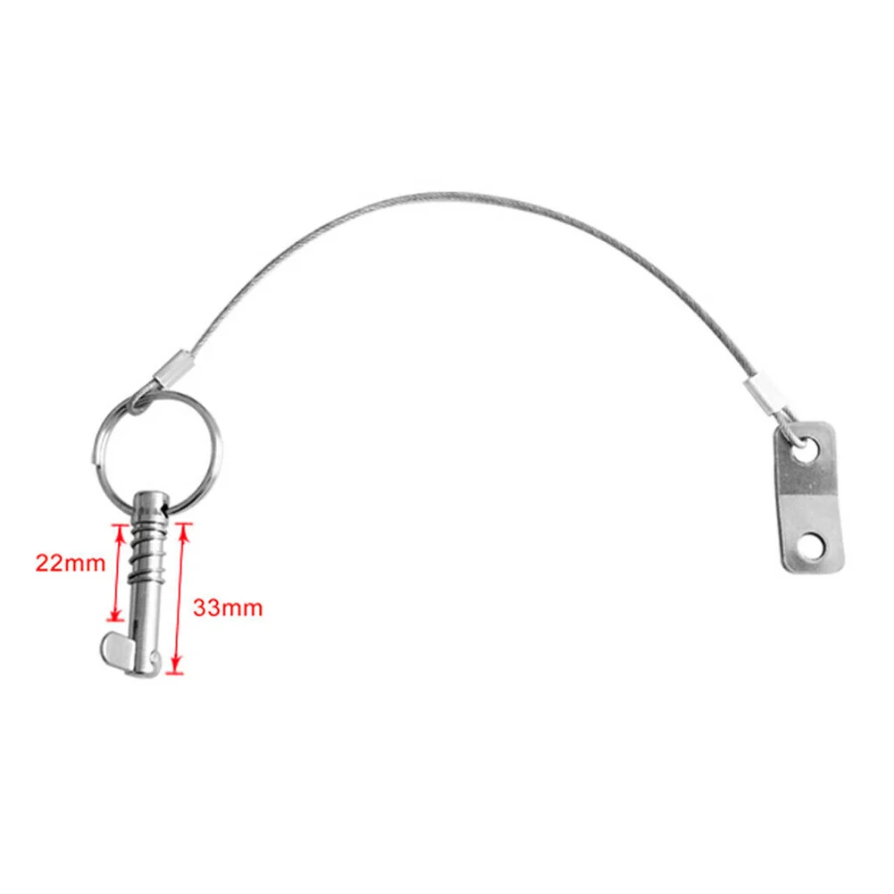 4pcs Quick Release Pin With Screws Stainless Steel 316 Quick Release Pin For Boat Top Deck Hinge Or Boat Jaw Slide Clamp Bracket
4pcs Quick Release Pin With Screws Stainless Steel 316 Quick Release Pin For Boat Top Deck Hinge Or Boat Jaw Slide Clamp Bracket