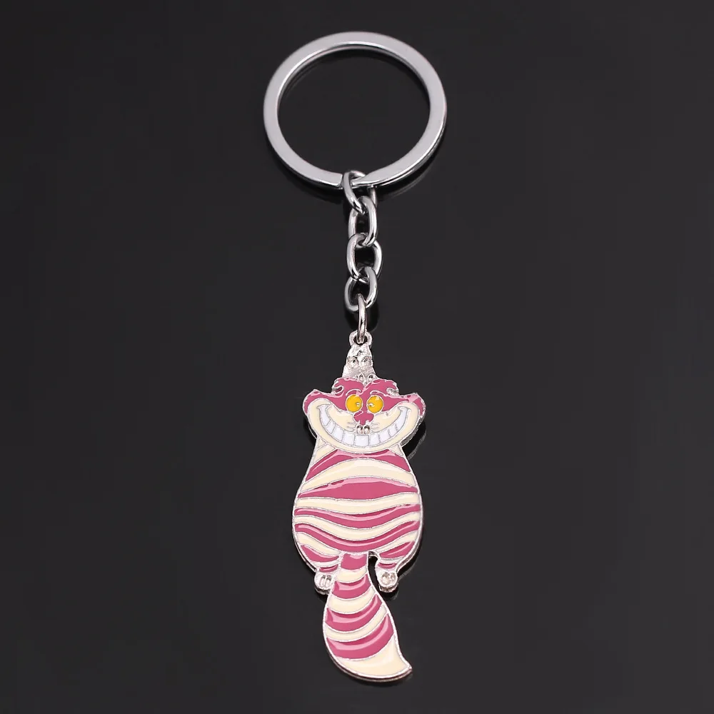 Disney Alice in Wonderland Cheshire Cat Cosplay Costume Keychain Accessories Key Chain Metal Alloy Pendant Prop
Disney Alice in Wonderland Cheshire Cat Cosplay Costume Keychain Accessories Key Chain Metal Alloy Pendant Prop