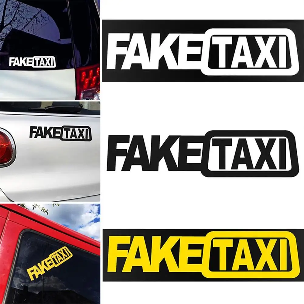 Funny Car Sticker FAKE TAXI Drifting Sign Race Auto Decal Styling Vinyl Stickers Water-resistant High Stickiness Bumper Decals
Funny Car Sticker FAKE TAXI Drifting Sign Race Auto Decal Styling Vinyl Stickers Water-resistant High Stickiness Bumper Decals