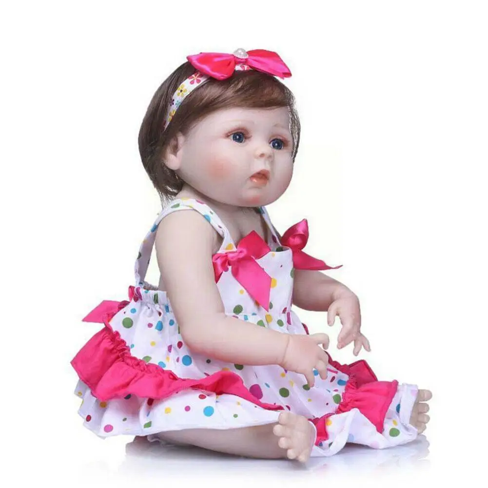 22 Inch Girl Rebirth Lifelike Soft Real Newbirth Full Baby Silicone Birthday Girl Gift Body Children Party V I8o7
22 Inch Girl Rebirth Lifelike Soft Real Newbirth Full Baby Silicone Birthday Girl Gift Body Children Party V I8o7