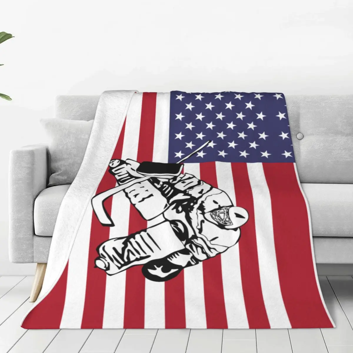 Goalie Hockey Player Soft Flannel Throw Blanket for Couch Bed Warm Blanket Lightweight Blankets for Sofa Travel Blanket
Goalie Hockey Player Soft Flannel Throw Blanket for Couch Bed Warm Blanket Lightweight Blankets for Sofa Travel Blanket