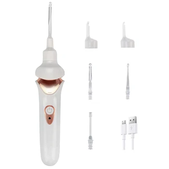 Painless Ear Cleaning Tool For Whole Family With LED Light Earwax Spoons