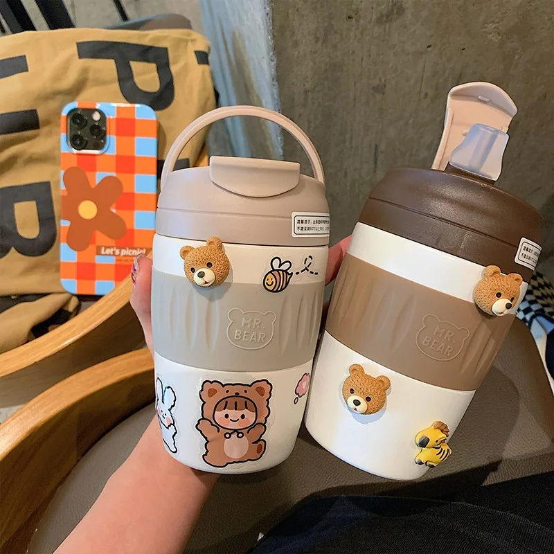 Creative Simple High-value Office Cup 304 Stainless Steel Thermos Cup with Straw Outdoor Portable Water Cup H5 Water Bottle Bar
Creative Simple High-value Office Cup 304 Stainless Steel Thermos Cup with Straw Outdoor Portable Water Cup H5 Water Bottle Bar