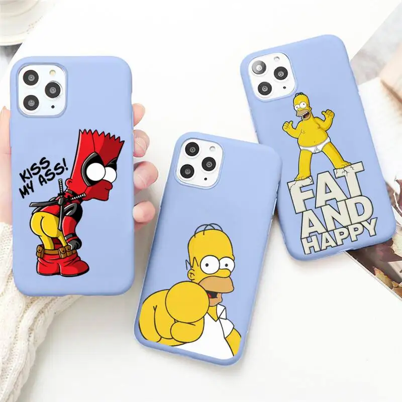 Funny Hippoer Family Simpson Phone Case for iPhone 13 12 mini 11 Pro Max X XR XS 8 7 6s Plus Candy purple Silicone cover
Funny Hippoer Family Simpson Phone Case for iPhone 13 12 mini 11 Pro Max X XR XS 8 7 6s Plus Candy purple Silicone cover