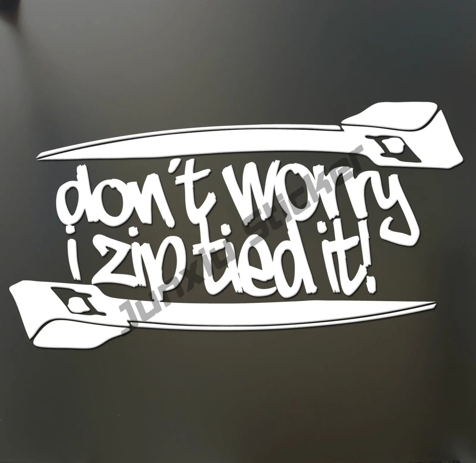 Don't Worry I Zip Tie Sticker Funny JDM Acura Camper Race Car Truck Window Decal Bodywork Windshield Suv Exterior Decoration
Don't Worry I Zip Tie Sticker Funny JDM Acura Camper Race Car Truck Window Decal Bodywork Windshield Suv Exterior Decoration