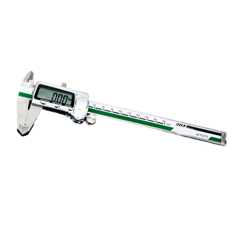 6" 150mm Stainless Steel Electronic Digital Vernier Caliper Micrometer Guage LCD
6" 150mm Stainless Steel Electronic Digital Vernier Caliper Micrometer Guage LCD