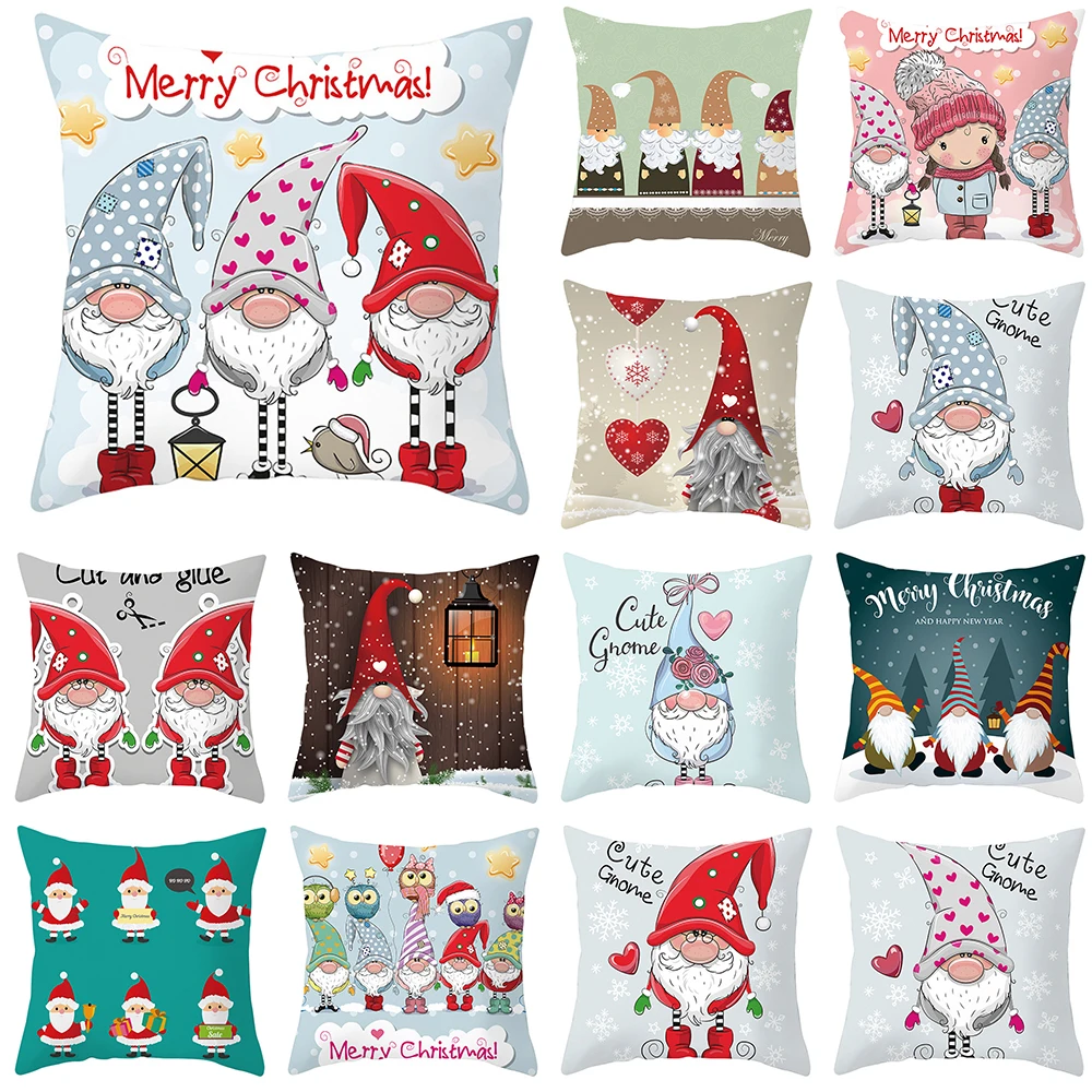 Happy New Year Christmas Decoration Dwarf Print Pattern Cushion Cover for Home Living Room Sofa Decoration Pillow Cover
Happy New Year Christmas Decoration Dwarf Print Pattern Cushion Cover for Home Living Room Sofa Decoration Pillow Cover