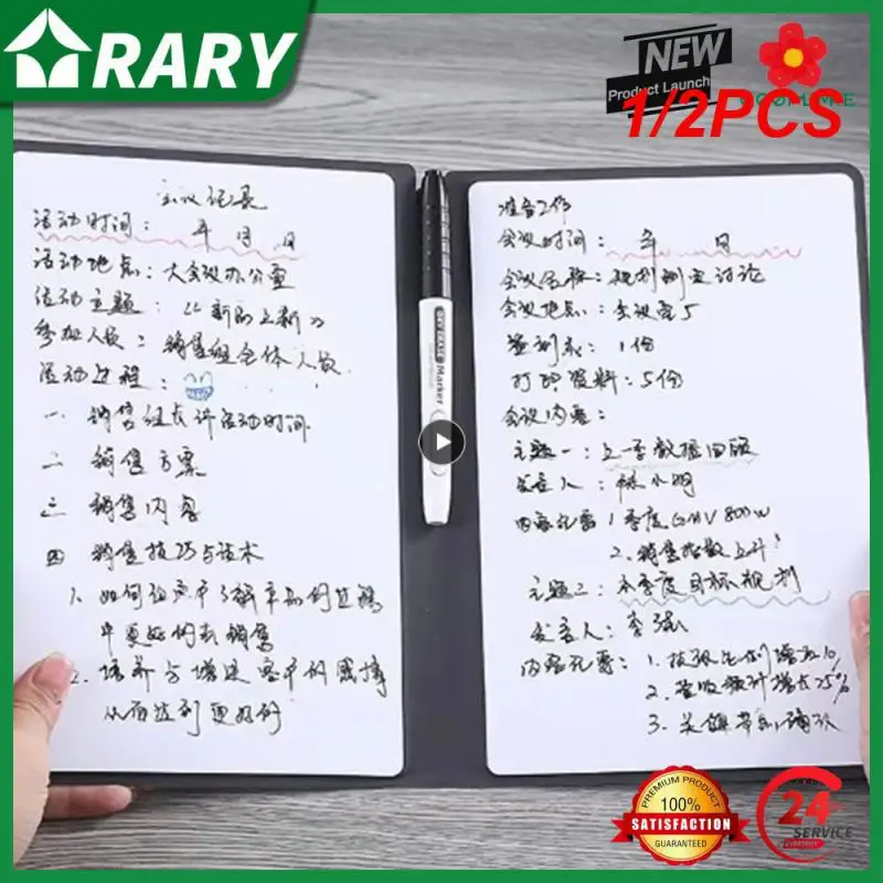 1/2PCS Reusable Whiteboard Notebook Leather Memo Free Whiteboard Pen Erasing Cloth Weekly Planner Portable Stylish Office
1/2PCS Reusable Whiteboard Notebook Leather Memo Free Whiteboard Pen Erasing Cloth Weekly Planner Portable Stylish Office
