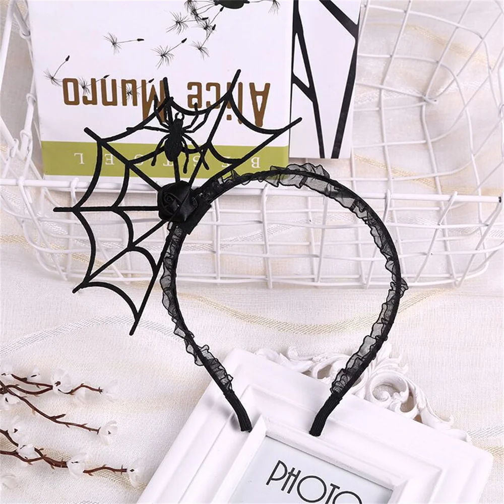 1Pcs Devil Horn Hair Hoop Halloween Spider Veil Mask Hairband Gothic Spider Cosplay Headwear Party Masquerade Hair Accessories
1Pcs Devil Horn Hair Hoop Halloween Spider Veil Mask Hairband Gothic Spider Cosplay Headwear Party Masquerade Hair Accessories