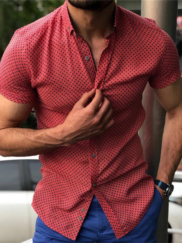 Mens Fashion Dot Printed Short Sleeve Shirts 2022 Summer New Casual Turn-down Collar Buttoned Shirt Harajuku Tops Men Streetwear
Mens Fashion Dot Printed Short Sleeve Shirts 2022 Summer New Casual Turn-down Collar Buttoned Shirt Harajuku Tops Men Streetwear