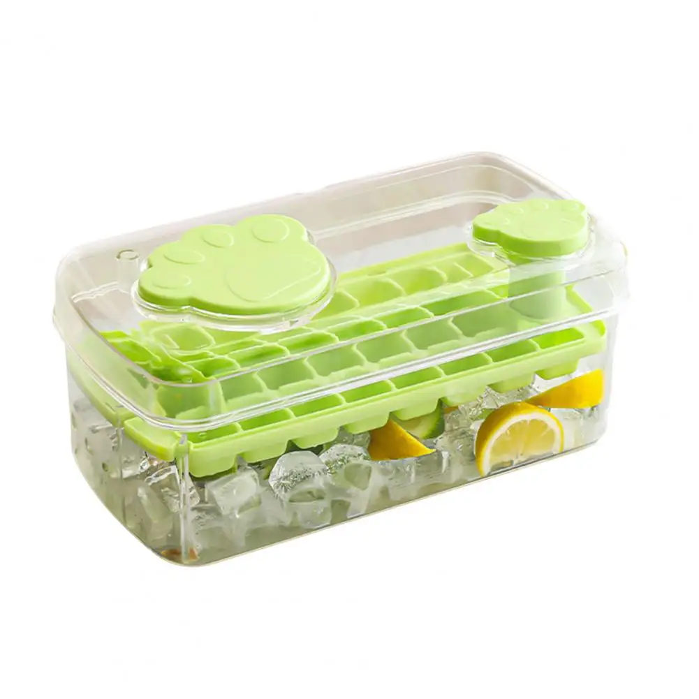 Ice Cube Mold One Key Deicing Convenient Cleaning Transparent Large Capacity DIY Wide Application Pressed Ice Tray Mold
Ice Cube Mold One Key Deicing Convenient Cleaning Transparent Large Capacity DIY Wide Application Pressed Ice Tray Mold