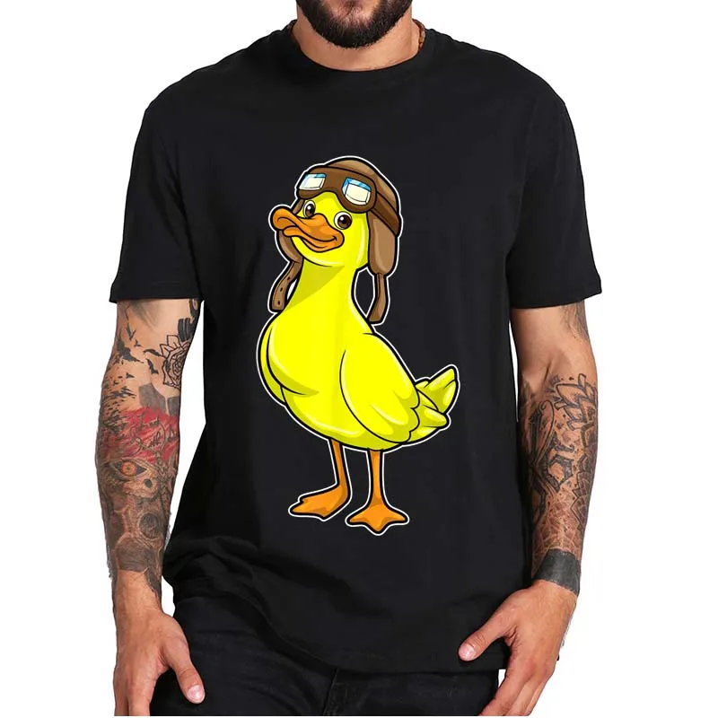 Pilot Duck T-Shirt Duck As Pilot With Cap And Goggles Funny Animal Design Tee Tops Profession Pilot Essential Homme Camiseta
Pilot Duck T-Shirt Duck As Pilot With Cap And Goggles Funny Animal Design Tee Tops Profession Pilot Essential Homme Camiseta