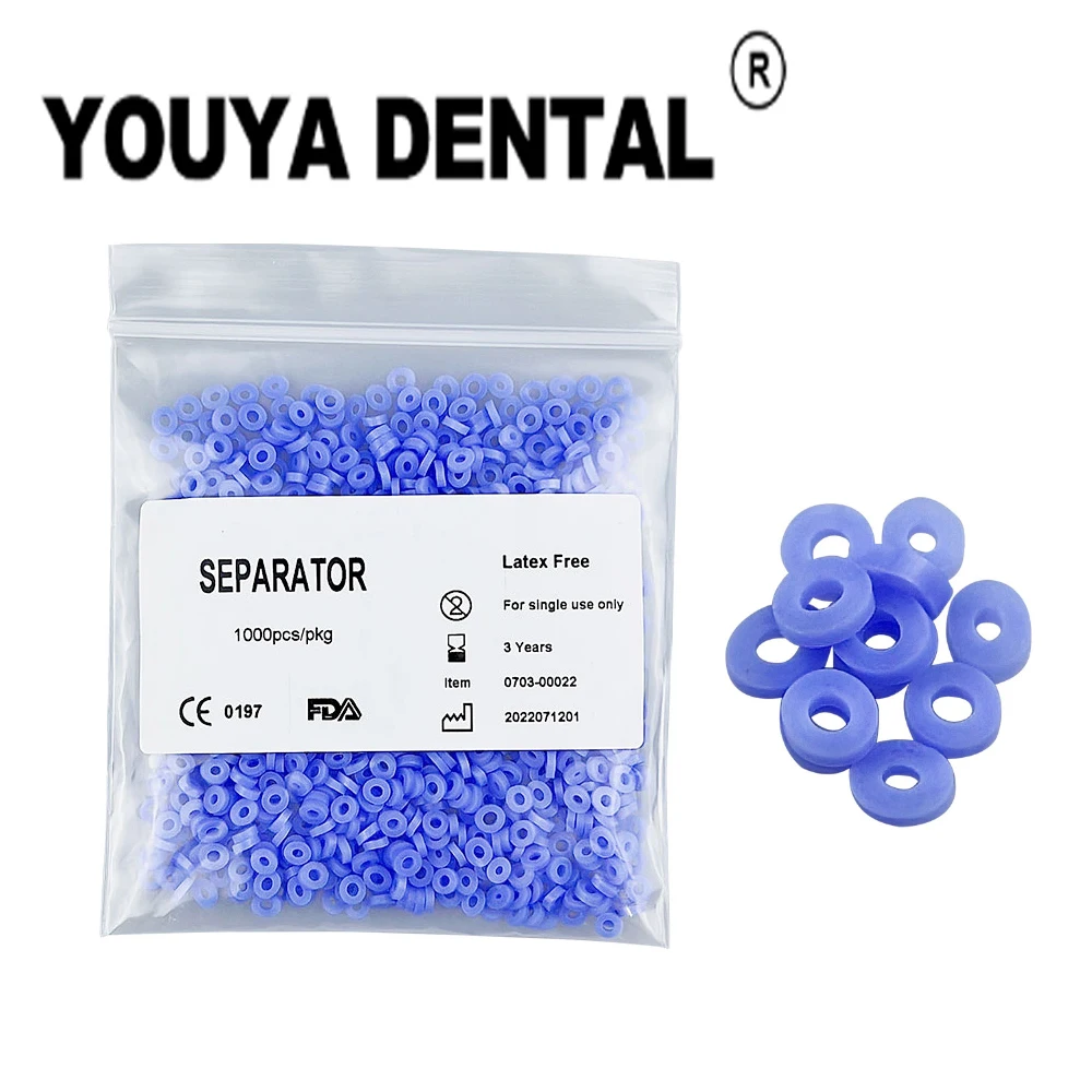 1000pcs/pack Orthodontic Separator Tie Dental Separator Ligature Orthodontic Rubber Band Rings Dentistry Materials
1000pcs/pack Orthodontic Separator Tie Dental Separator Ligature Orthodontic Rubber Band Rings Dentistry Materials