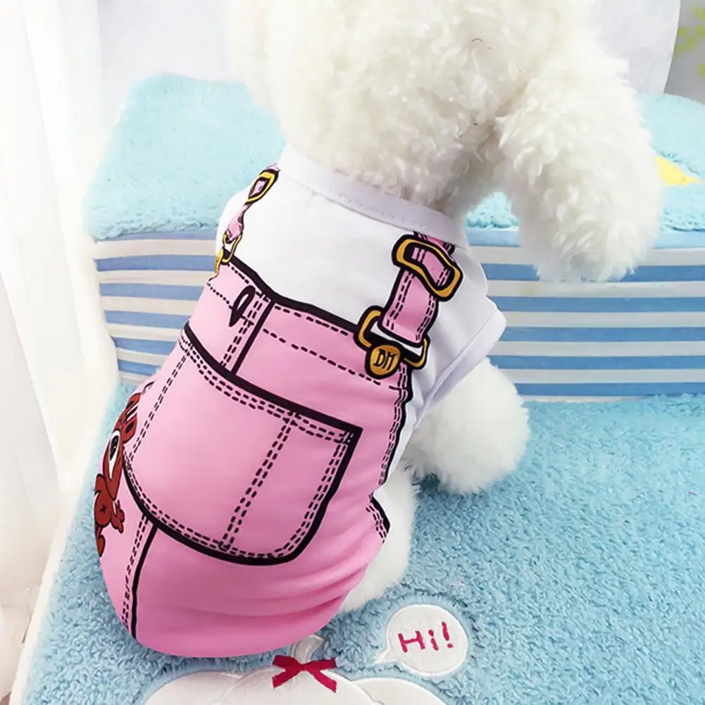 Hot!3 Colors Pet Suspenders Cartoon Print Design Easy to Put On Sweat Absorption Cotton Dog Casual Clothes for Dog
Hot!3 Colors Pet Suspenders Cartoon Print Design Easy to Put On Sweat Absorption Cotton Dog Casual Clothes for Dog