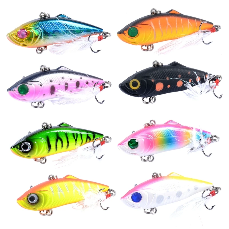6.1cm Hard Treble Hook Spinner Baits Crank Lure Bass Fishing Sinking Swimbaits Saltwater VIB Rotating Artificial Bait
6.1cm Hard Treble Hook Spinner Baits Crank Lure Bass Fishing Sinking Swimbaits Saltwater VIB Rotating Artificial Bait