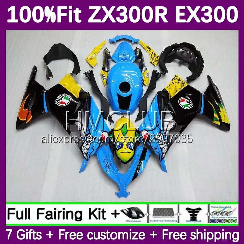 OEM ZX-3R For KAWASAKI NINJA EX300 EX ZX 300R 63No.18 ZX300R 2013 2014 2015 2016 2017 ZX3R 13 14 15 16 17 Fairing shark fish
OEM ZX-3R For KAWASAKI NINJA EX300 EX ZX 300R 63No.18 ZX300R 2013 2014 2015 2016 2017 ZX3R 13 14 15 16 17 Fairing shark fish