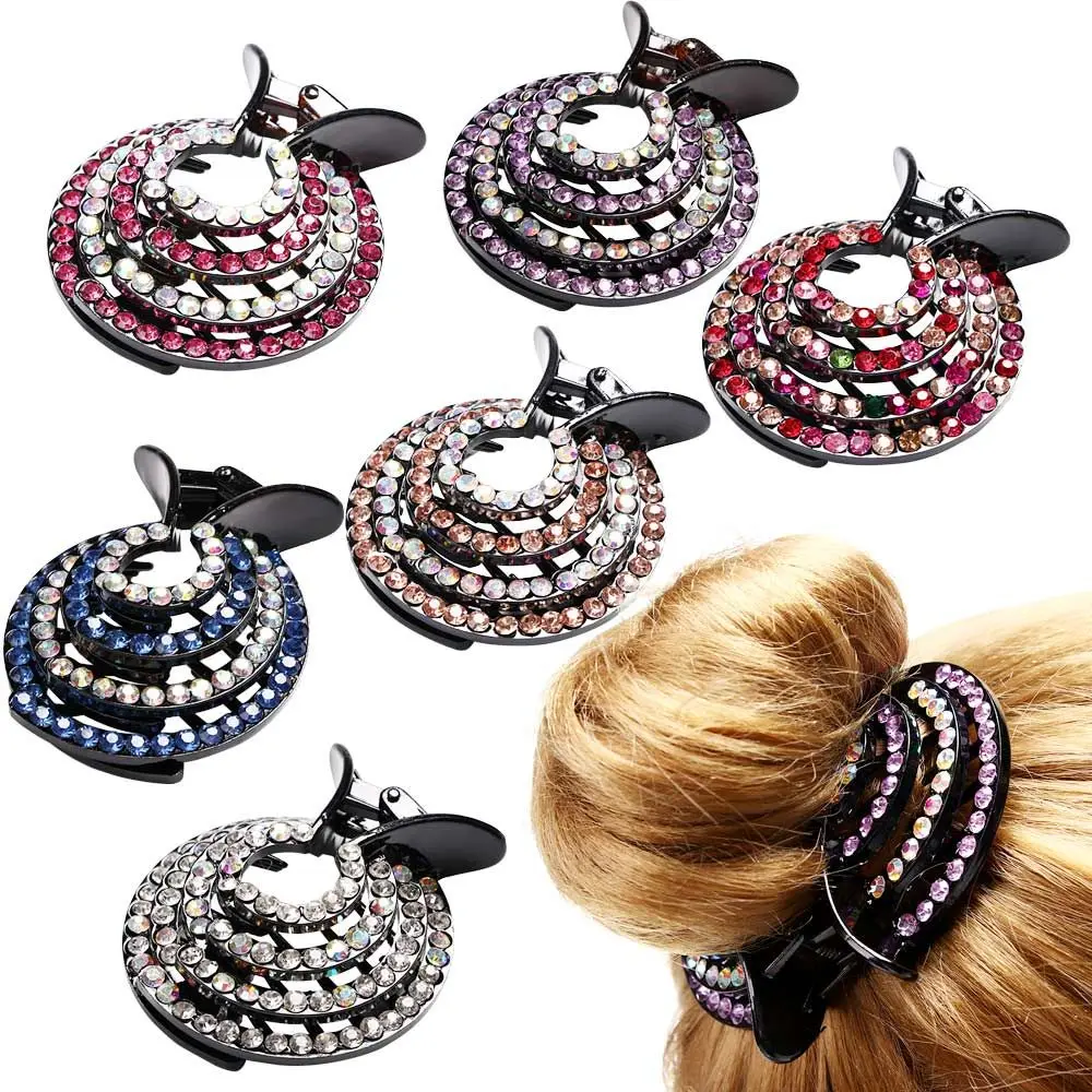 Fashion Rhinestone Hair Clips Ponytail Buckle Hairgrip Bird Nest Clamps Hair Pins Hair Bun Holders Hair Accessories
Fashion Rhinestone Hair Clips Ponytail Buckle Hairgrip Bird Nest Clamps Hair Pins Hair Bun Holders Hair Accessories