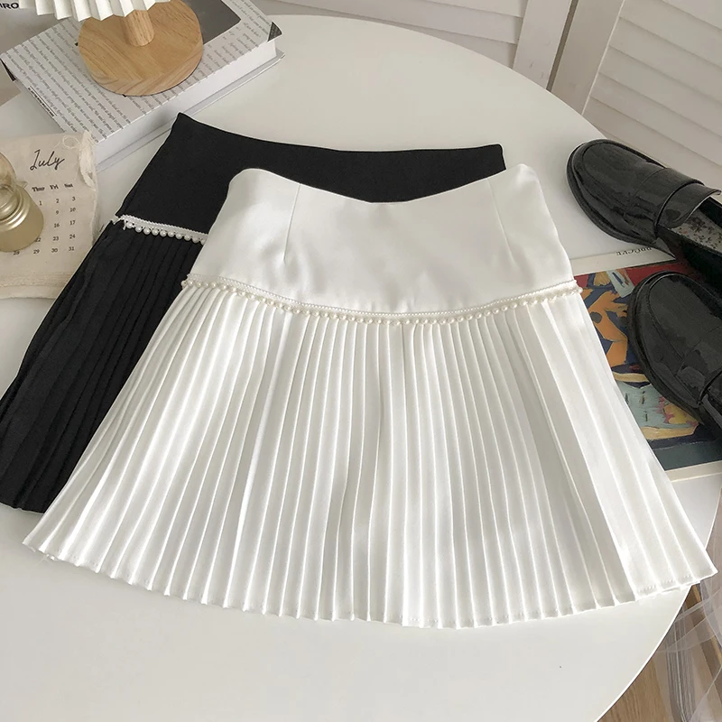 Summer Korean Vintage Chiffon Folds High Waist Package Hip Skirt Ladies Casual Harajuku Pleated Mini A-line Short Skirt Female
Summer Korean Vintage Chiffon Folds High Waist Package Hip Skirt Ladies Casual Harajuku Pleated Mini A-line Short Skirt Female