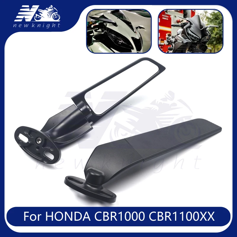 Новые мотоциклетные зеркала для HONDA CBR1000 CBR1100XX NC22 NC19 R RR, модифицированные ветрозащитные крылья, Регулируемые вращающиеся боковые зеркала за... 
Новые мотоциклетные зеркала для HONDA CBR1000 CBR1100XX NC22 NC19 R RR, модифицированные ветрозащитные крылья, Регулируемые вращающиеся боковые зеркала за...