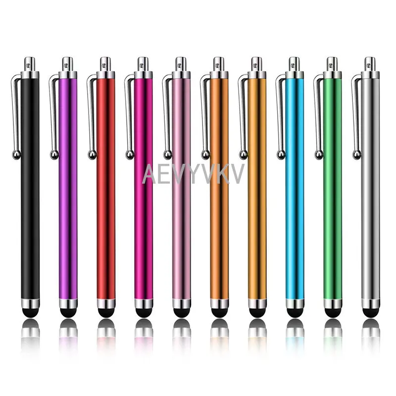 

20-100Pcs 9.0 Metal Capactive Stylus Pen Touch Screen Pens for iPad iPhone Samsung Galaxy S8 Tablet PC Smart Phone Pen