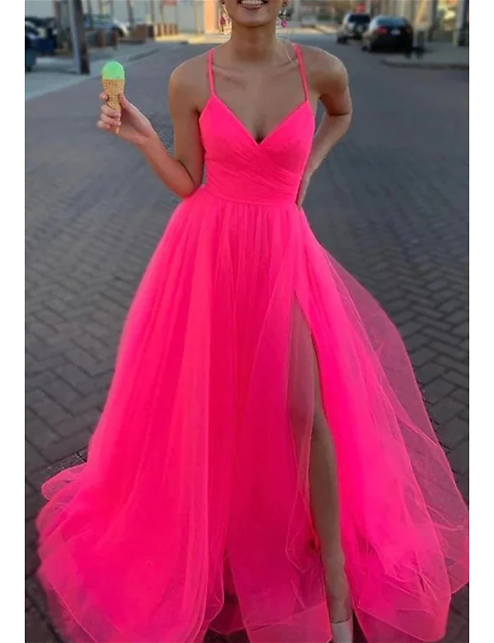 Sexy A-Line Prom Dresses for Women Wedding Party Court Train Sleeveless Spaghetti Strap Organza with Slit 2023 Evening Gowns
Sexy A-Line Prom Dresses for Women Wedding Party Court Train Sleeveless Spaghetti Strap Organza with Slit 2023 Evening Gowns