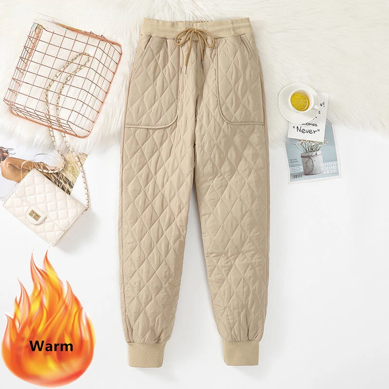 2022 Autumn Winter Thick Harem Pants Down Warm Lightweight Silk Cotton Pants High Waist Trousers for Female Korean Casual Pants
2022 Autumn Winter Thick Harem Pants Down Warm Lightweight Silk Cotton Pants High Waist Trousers for Female Korean Casual Pants