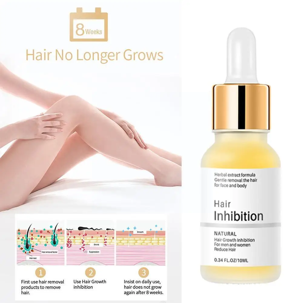 Hair Inhibition Serum For Hair Remover Care For Men And Women Growth Inhibitor Facial Removal Serum Gentle Fast Easy Remove A8Z0
Hair Inhibition Serum For Hair Remover Care For Men And Women Growth Inhibitor Facial Removal Serum Gentle Fast Easy Remove A8Z0
