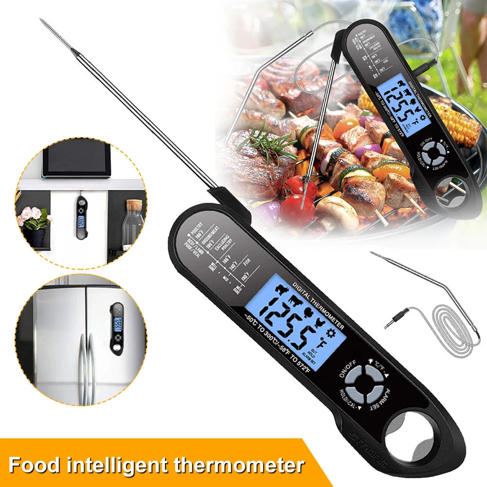 2in1 Kitchen Digital BBQ Food Thermometer Meat Cake Fry Grill Dinning Household Cooking Thermometer Gauge Oven Thermometer Tool
2in1 Kitchen Digital BBQ Food Thermometer Meat Cake Fry Grill Dinning Household Cooking Thermometer Gauge Oven Thermometer Tool