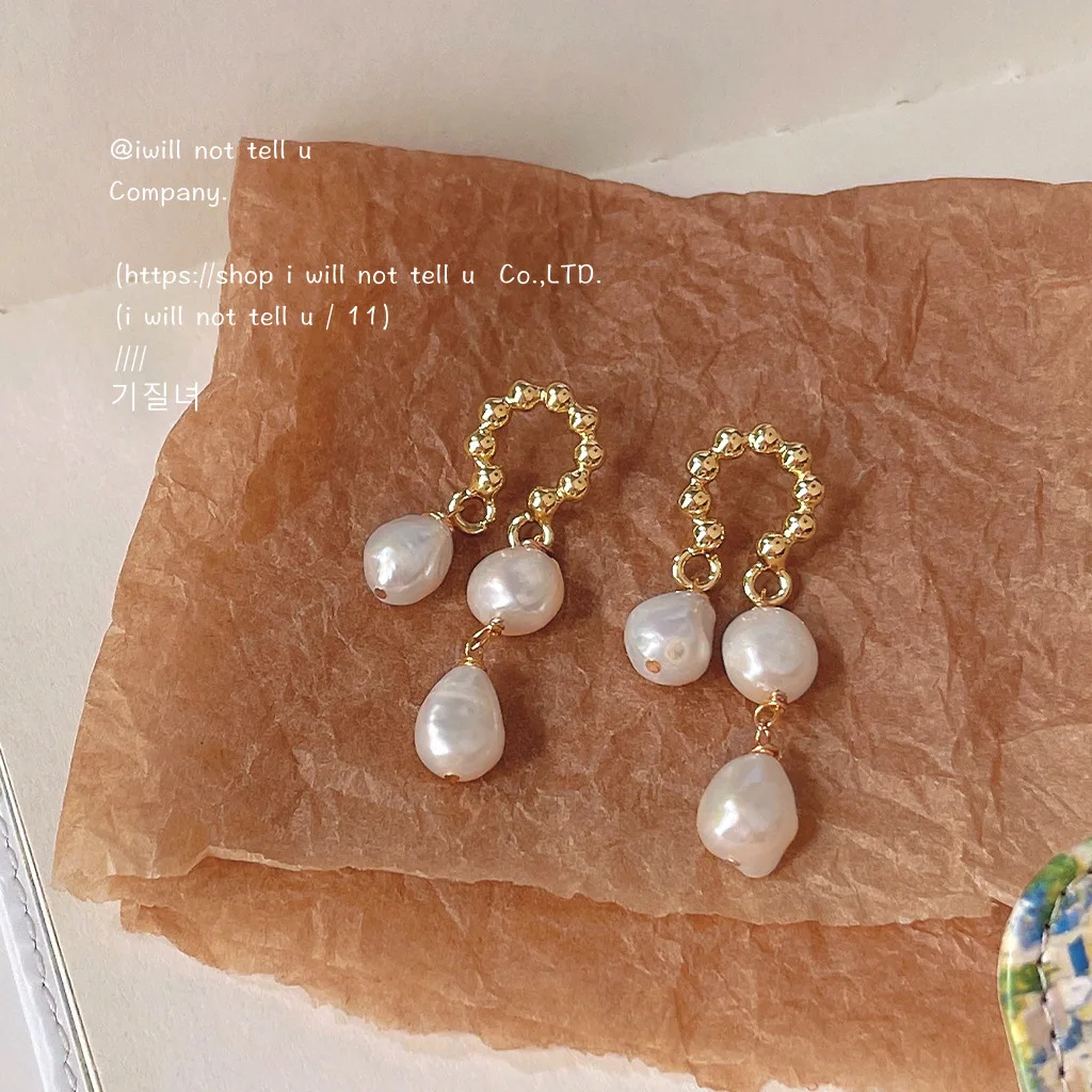 Vintage French Girl Natural Baroque Pearl Earring American 14K Gold Filled Women Fine Jewelry Elegant Stud Earrings Wedding Gift
Vintage French Girl Natural Baroque Pearl Earring American 14K Gold Filled Women Fine Jewelry Elegant Stud Earrings Wedding Gift