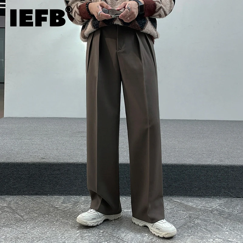 IEFB Thickened Casual Suit Pants Men's Autumn Winter Korean Fashion Loose Straight Wide Leg 2023 Wide Leg Male Trousers 9A6041
IEFB Thickened Casual Suit Pants Men's Autumn Winter Korean Fashion Loose Straight Wide Leg 2023 Wide Leg Male Trousers 9A6041