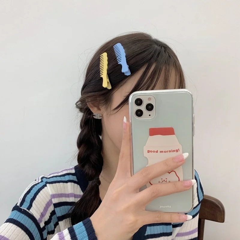 2022 New Style Small Comb Funny Hairpin Girl Candy Color Hairpin Lovely Summer Beach Style Banger Duck Beak Clip Jewelry
2022 New Style Small Comb Funny Hairpin Girl Candy Color Hairpin Lovely Summer Beach Style Banger Duck Beak Clip Jewelry