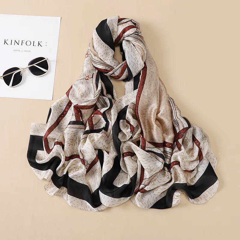 Luxury Print women's belt print Silk Scarf Hijab Spring Deisgn Soft Neck Tie Beach Stoles Elegant Head Scarves Echarpe Shawl
Luxury Print women's belt print Silk Scarf Hijab Spring Deisgn Soft Neck Tie Beach Stoles Elegant Head Scarves Echarpe Shawl