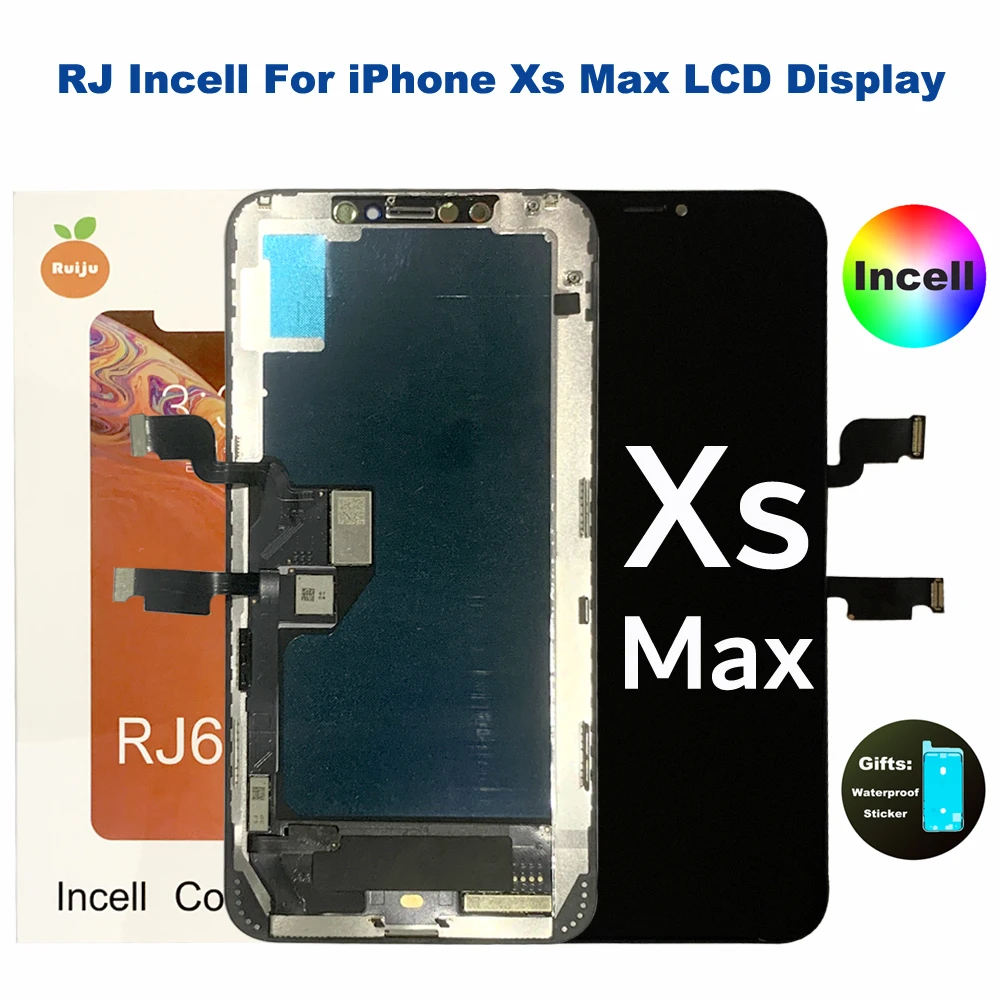 ЖК-дисплей RJ Incell для iPhone Xs Max Xr X, экран в сборе с 3D сенсорным экраном, дигитайзер, запасные части, 100% тестирование, Новинка
ЖК-дисплей RJ Incell для iPhone Xs Max Xr X, экран в сборе с 3D сенсорным экраном, дигитайзер, запасные части, 100% тестирование, Новинка