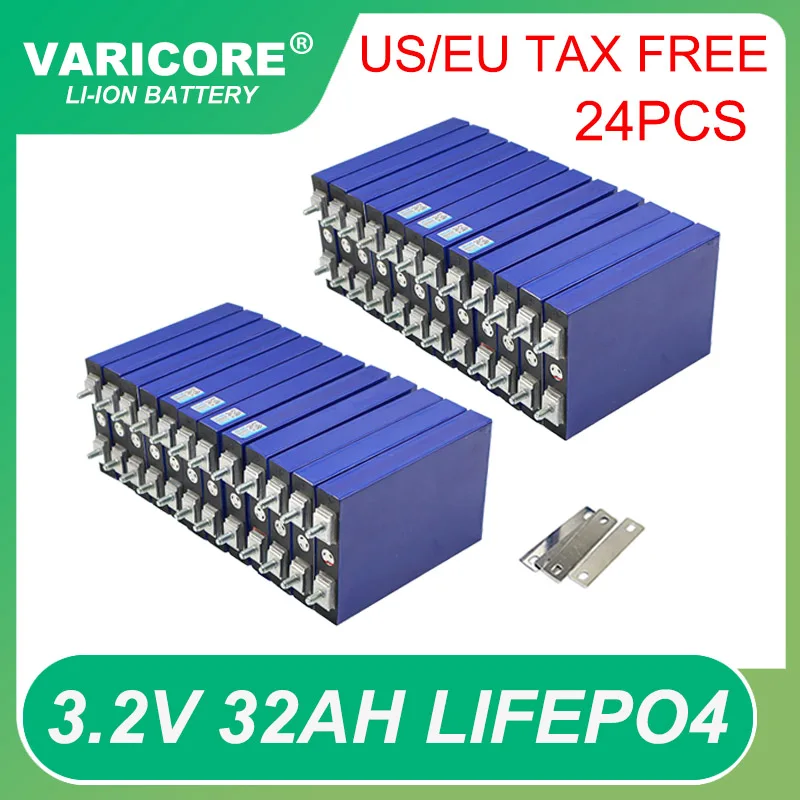 Аккумуляторная батарея VariCore, 3,2 в, 32 Ач, фосфат LiFePO4, разряд 3C, 12,8 В, 24 В, мотоциклетная, автомобильная, фосфатная, без налога, 24 шт.
Аккумуляторная батарея VariCore, 3,2 в, 32 Ач, фосфат LiFePO4, разряд 3C, 12,8 В, 24 В, мотоциклетная, автомобильная, фосфатная, без налога, 24 шт.