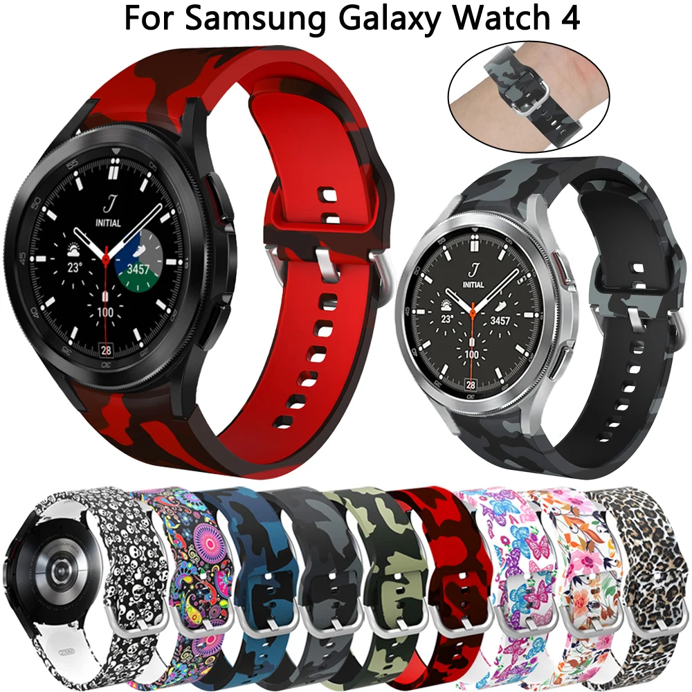Ремешок силиконовый для Samsung Galaxy Watch 4 40 44 мм, мягкий браслет с принтом Easyfit Band 4 classic 46 42 мм, 20 мм
Ремешок силиконовый для Samsung Galaxy Watch 4 40 44 мм, мягкий браслет с принтом Easyfit Band 4 classic 46 42 мм, 20 мм
