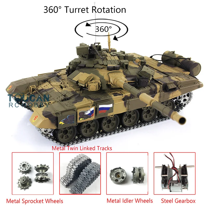 Модернизированный Радиоуправляемый Танк Ver Henglong 1/16 TK7.0 Россия T90 3938 360 револьверный металлический рельсовый двигатель
Модернизированный Радиоуправляемый Танк Ver Henglong 1/16 TK7.0 Россия T90 3938 360 револьверный металлический рельсовый двигатель