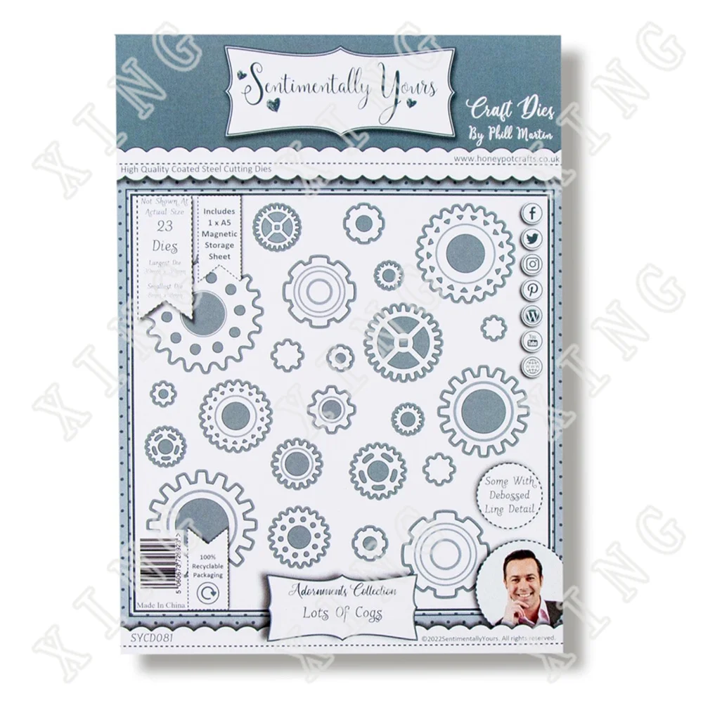 Lots of Cogs New Arrival Metal Cutting Dies Scrapbook Diary Decoration Stencil Embossing Template Diy Greeting Card Handmade
Lots of Cogs New Arrival Metal Cutting Dies Scrapbook Diary Decoration Stencil Embossing Template Diy Greeting Card Handmade